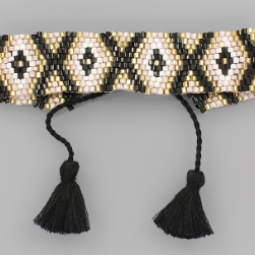 Seed Bead Friendship-style Bracelet